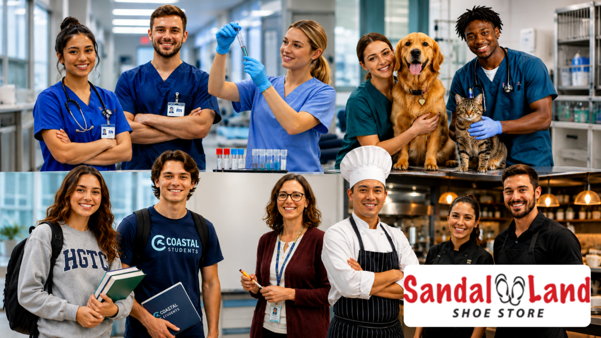 SCRUBS DAY at Sandal Land Shoe Store